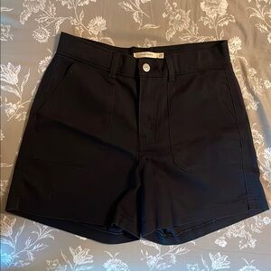 Levi's Women's High Waist Black Shorts